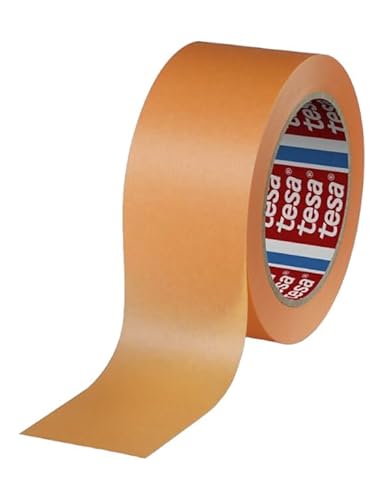 Tesa 4342 - Abklebeband für präzises und makelloses Abdecken und Lackieren - Leicht zu entfernen und aufzutragen - Geeignet für Zuhause und professionelle Projekte - (50 mm x 50 m) von Dpm tapes