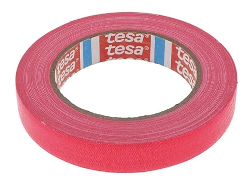 Tesa 4671, Graffer-Stoffband, farbiges Fluoreszierendes Klebeband aus PE-beschichtetem Stoff, hohe Dicke, für Innen- und Außenbereich, hochwertiges Produkt, hochklebend, 19 mm x 25 m (Neonrosa) von Dpm tapes
