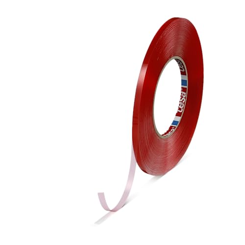 Dpm tapes Tesa 4965 Doppelseitiges Klebeband mit hoher Schnittfestigkeit und hoher und niedriger Temperatur, Acryl-Top, transparent (6 mm x 50 m) von Dpm tapes