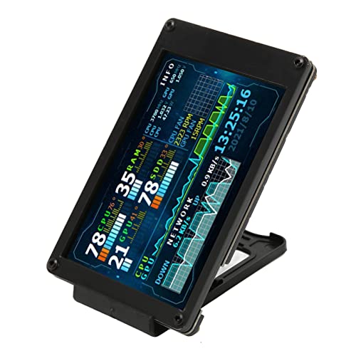 3,5 Zoll IPS USB Bildschirm AIDA64 PC CPU RAM HDD Datenmonitor, Temperaturdatenmonitor PC Sensorpanel Anzeige mit 4 poligem Mainboard Kabel für PC Computergehäuse 3,5 Zoll IPS USB Bildschirm AIDA64 PC CPU RAM HDD Datenmonitor, Temperaturdatenmonitor PC Sensorpanel Anzeige mit 4 poligem Mainboard Kabel für PC Computergehäuse von Dpofirs