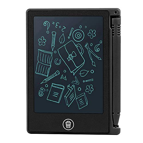 4.5inch LCD Multifunctional Writing Board for Kids, Potable Universal Rechargeable LCD Drawing Board for Children, Sutible for Practice Writing Take Notes, Kids (Schwarz) von Dpofirs