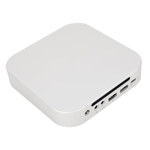 Dockingstation für MAC MiniM4, 9 in 1 Aluminiumstand und Hub mit 10 Gbit/S USB AX2 4,8 Gbit/S für MiniM4 Pro, M.2SSD USB C Dock Station Hub (EU-Stecker) von Dpofirs