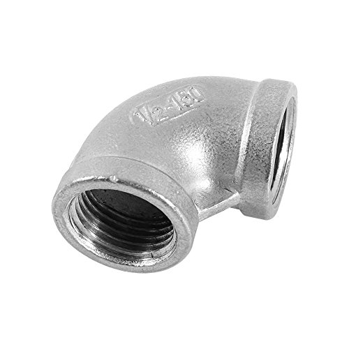 1/2 "Winkelrohrverbinder 90 Grad abgewinkelter Edelstahl Innengewinde DN15 90 Grad gebogener Edelstahewindeanschluss von Dpofirs