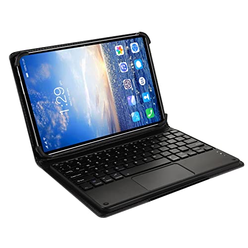 Dpofirs 10,1-Zoll-Tablet Android 12-Tablet, Octa-Core-Tablet-PC mit Tastatur, 8 GB RAM, 256 GB ROM, 128 GB Erweiterbar, 4G-LTE-Tablet mit BT-Tastatur für Business-Office-Studenten, (EU-Stecker) von Dpofirs
