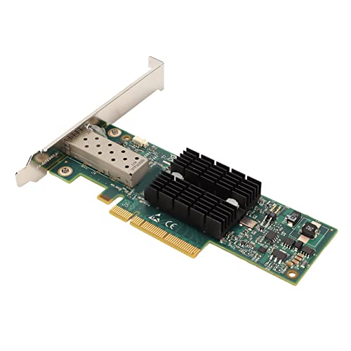 Dpofirs 10 Gbps SFP+ PCIE Netzwerkkarte X8/X16 für Server, 10GbE Netzwerkadapter mit MNPA19XTR-Kompatibilität für Computerserver von Dpofirs