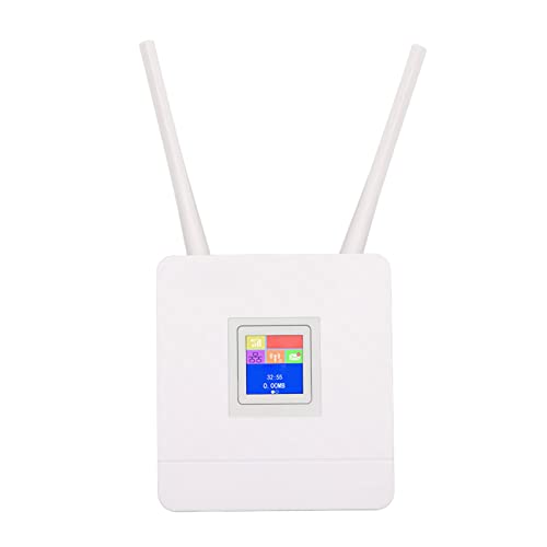 Dpofirs 4G-LTE-CPE-Router mit SIM-Kartensteckplatz, WLAN-Router mit Zwei Externen Antennen, 4G-WLAN-Router, WLAN-Router für Reisen Im Büro und zu Hause Dpofirs 4G-LTE-CPE-Router mit SIM-Kartensteckplatz, WLAN-Router mit Zwei Externen Antennen, 4G-WLAN-Router, WLAN-Router für Reisen Im Büro und zu Hause von Dpofirs