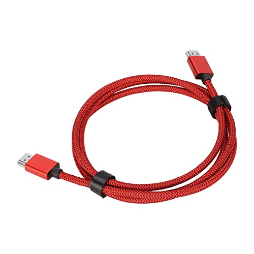 Dpofirs 8K -Kabel 4K-Kabel 2.1, 48 Gbit/s High-Speed-Kabel, 8K 60 Hz, 4K 120 Hz, für Notebook, STB, PS3, TV, Projektor, (Rot) von Dpofirs