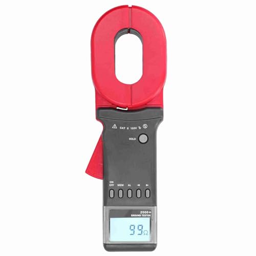 Dpofirs ETCR2000 0,01-1200 Ω Clamp Amperemeter, digitaler Erdungswiderstandstester mit LCD-Bildschirm, 1-199 Ω Schall- und Lichtalarm Digital Clamp Ground Meter Dpofirs ETCR2000 0,01-1200 Ω Clamp Amperemeter, digitaler Erdungswiderstandstester mit LCD-Bildschirm, 1-199 Ω Schall- und Lichtalarm Digital Clamp Ground Meter von Dpofirs