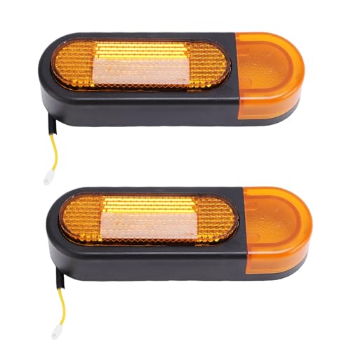 Dpofirs Electric Scooter -Blinkerbaugruppe, Super Clear LED Light Electric Scooter -Blinker Sicher Zum Antrieb von Dpofirs