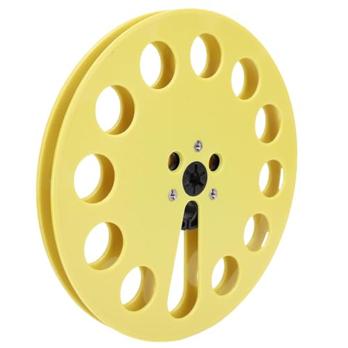 Dpofirs Leere von Rollen, Take -up -Rollen 12 Löcher für die Rolle, um Tape Spieler zu (YELLOW) von Dpofirs