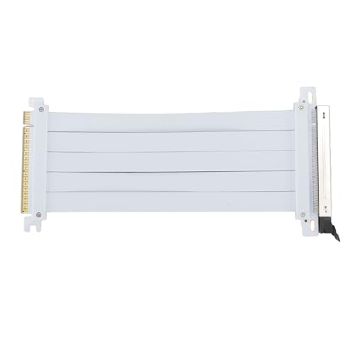Dpofirs PCI-E 5.0 Riser-Kabel, PCIe 5.0 X16 Hochgeschwindigkeit Flexibler Extender-Kartenverlängerungsport-Adapter, 128 Gbit/S GPU Riser-Kabel für RTX4090 (TI), RX8900 (XT) (50cm) von Dpofirs