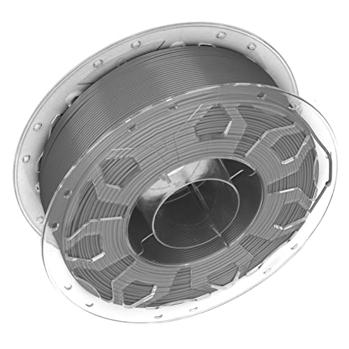 Dpofirs PLA Filament für 3D-Drucker 1,75 Mm, 3D-Drucker Filament Weit Kompatibel für FDM-Modell-3D-Drucker, Weit Kompatibel mit 3D-Druckern (Grau) von Dpofirs