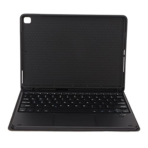 Dpofirs Tablet-Hülle mit Tastatur für OS Tablet 10,5 Zoll, 10,2 Zoll 7 8 9 Gen Auto Wake, Stifthalter, Präzise Ausschnitte (Schwarz) von Dpofirs