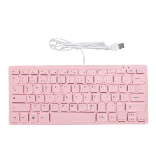 Dpofirs Wired Tastatur, USB -Computertastatur für Laptops, PC, Qwert -Layout, 78 Tasten (deutsche Version) von Dpofirs
