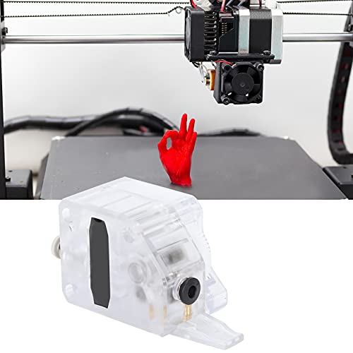 Dual Gear Extruder, 3D Dual Drive Extruder Geeignet für Verschiedene Materialien aus Nylon und Weichem TPU/TPE für 3D-Drucker 1,75 Mm Filament (Transparent) von Dpofirs