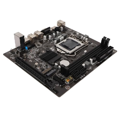 LGA 1155 Motherboard, H61S ITX PC Motherboard für Desktop, 2./3. Generation, 2 X DDR3, 6 XUSB2.0, USB Pin, 4xSATA2.0, PCIE X16, WLAN, M.2, 100M Netword-Karte von Dpofirs