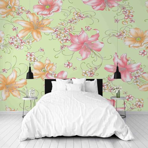 Blumenpflanzen Lilie Tapeten Wanddeko Botanisch Geblümt Fototapete Vliestapete Natur Pflanzen Wandtapete 3D Wohnzimmer Schlafzimmer Wandbild Kinderzimmer Wandbild 360x256 cm Blumenpflanzen Lilie Tapeten Wanddeko Botanisch Geblümt Fototapete Vliestapete Natur Pflanzen Wandtapete 3D Wohnzimmer Schlafzimmer Wandbild Kinderzimmer Wandbild 360x256 cm von Dppyuxa
