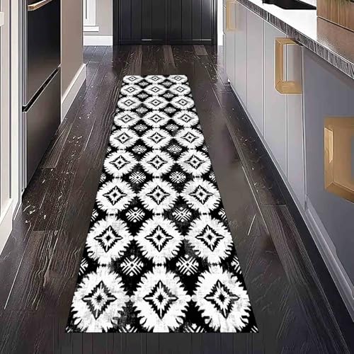 Dppyuxa Aztekenmuster Raute Teppich Läufer Stammes Quadrat Waschbar & rutschfest, Küchenteppich für Küche, Flur Flurteppich Lang Ethnischer Dreieck Küchenläufer Schmutzabweisend 80x200 cm Dppyuxa Aztekenmuster Raute Teppich Läufer Stammes Quadrat Waschbar & rutschfest, Küchenteppich für Küche, Flur Flurteppich Lang Ethnischer Dreieck Küchenläufer Schmutzabweisend 80x200 cm von Dppyuxa