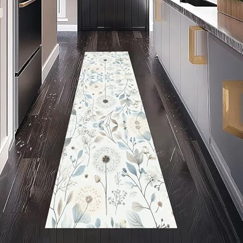 Dppyuxa Flurteppich Läufer Minimalistisch Blatt Lang und rutschfest Botanisch Pflanze Küchenläufer Waschbar, Teppich Ästhetik Blumenzweige für Küche, Waschküche, Eingang, Maschinenwaschbar 60x210 cm Dppyuxa Flurteppich Läufer Minimalistisch Blatt Lang und rutschfest Botanisch Pflanze Küchenläufer Waschbar, Teppich Ästhetik Blumenzweige für Küche, Waschküche, Eingang, Maschinenwaschbar 60x210 cm von Dppyuxa