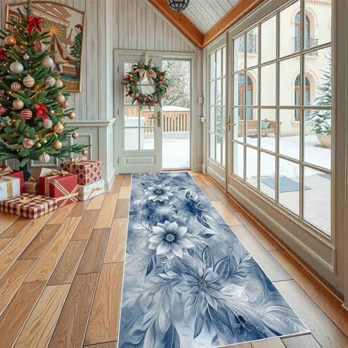 Dppyuxa Küchenteppich Aquarell Geblümt Waschbar rutschfest, Läufer Teppich für Küche und Flur Ölgemälde Blatt Langer Flurteppich Malerei Filialen auch als Bettvorleger 60x210 cm Dppyuxa Küchenteppich Aquarell Geblümt Waschbar rutschfest, Läufer Teppich für Küche und Flur Ölgemälde Blatt Langer Flurteppich Malerei Filialen auch als Bettvorleger 60x210 cm von Dppyuxa