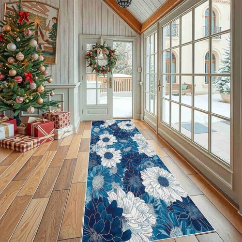 Dppyuxa Läufer für Küche Flur Blumenpflanzen Geblümt Rutschfester Teppich Waschbar, Küchenläufer Modern Blume Maschinenwaschbar Flurteppich Lang Botanisch Blätter Küchenteppich 80x240 cm Dppyuxa Läufer für Küche Flur Blumenpflanzen Geblümt Rutschfester Teppich Waschbar, Küchenläufer Modern Blume Maschinenwaschbar Flurteppich Lang Botanisch Blätter Küchenteppich 80x240 cm von Dppyuxa
