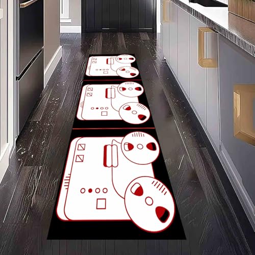 Dppyuxa Spiele Gamepad Waschbarer Küchenläufer Gamer Konsole rutschfest Teppich für Küche und Flur Langer Flurteppich Roboter Elektronik Küchenteppich Maschinenwaschbar 80x180 cm Dppyuxa Spiele Gamepad Waschbarer Küchenläufer Gamer Konsole rutschfest Teppich für Küche und Flur Langer Flurteppich Roboter Elektronik Küchenteppich Maschinenwaschbar 80x180 cm von Dppyuxa