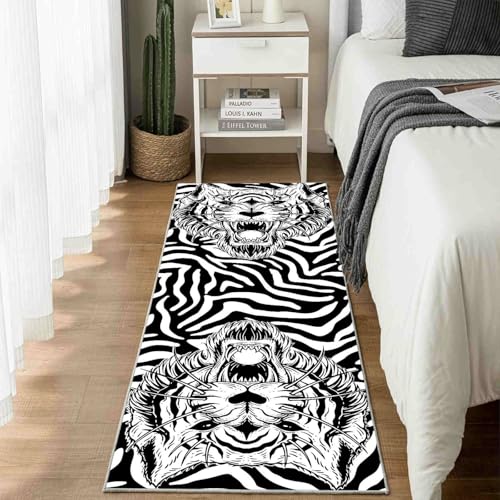 Dppyuxa Teppich Läufer Flur Malerei Tiger Lang Waschbar und rutschfest Silhouette Löwe Küchenläufer Tiermotiv Zebramuster Flurteppich für Küche & Eingangsbereich 60x150 cm Dppyuxa Teppich Läufer Flur Malerei Tiger Lang Waschbar und rutschfest Silhouette Löwe Küchenläufer Tiermotiv Zebramuster Flurteppich für Küche & Eingangsbereich 60x150 cm von Dppyuxa