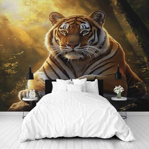 Dschungel Wildtiere Fototapete 3D Malerei Raubkatze Tapete Flur Natur Landschaft Safari Tiere Wandtapete Vliestapete Wasserdicht Atmungsaktiv Wohnzimmer Schlafzimmer Kinderzimmer Dekorieren 250x175 cm Dschungel Wildtiere Fototapete 3D Malerei Raubkatze Tapete Flur Natur Landschaft Safari Tiere Wandtapete Vliestapete Wasserdicht Atmungsaktiv Wohnzimmer Schlafzimmer Kinderzimmer Dekorieren 250x175 cm von Dppyuxa