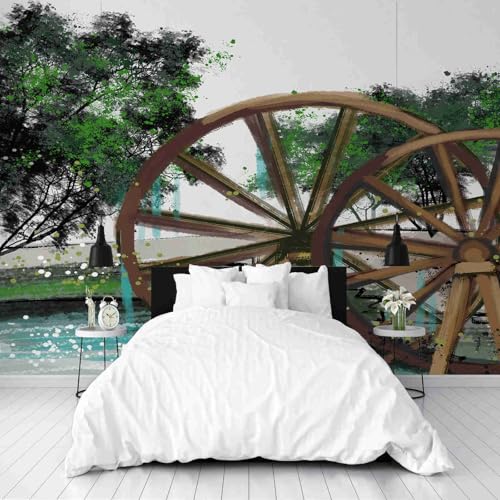 Malerei Landschaft Fototapete 3D Rustikaler Fluss Tapete Flur Natur Baum Wandtapete Vliestapete Wasserdicht Atmungsaktiv Wohnzimmer Schlafzimmer Kinderzimmer Dekorieren 250x175 cm Malerei Landschaft Fototapete 3D Rustikaler Fluss Tapete Flur Natur Baum Wandtapete Vliestapete Wasserdicht Atmungsaktiv Wohnzimmer Schlafzimmer Kinderzimmer Dekorieren 250x175 cm von Dppyuxa