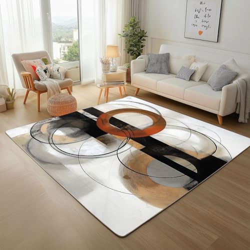 Dpvbffx Abstrakte Kunst Fußmatte 40x60 cm, Geometrisch Kreise Teppich Klein rutschfest, Modern Kunstwerk Teppich Kurzflor, Waschbarer Teppiche Gegend Schmutzfangmatte fur Innen Outdoor Eingang Dpvbffx Abstrakte Kunst Fußmatte 40x60 cm, Geometrisch Kreise Teppich Klein rutschfest, Modern Kunstwerk Teppich Kurzflor, Waschbarer Teppiche Gegend Schmutzfangmatte fur Innen Outdoor Eingang von Dpvbffx