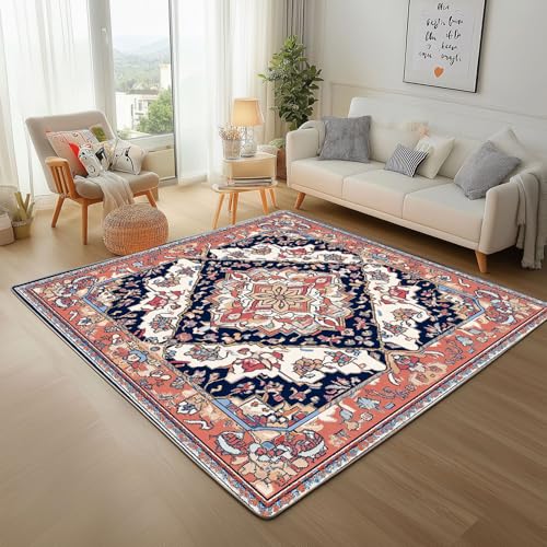 Dpvbffx Orientalisch Medaillon Fußmatte 50x80cm, Geometrisch Boho Blumen Teppich Klein Rutschfest, Vintage Indisch Ethnisch Teppich Kurzflor, Teppiche Gegend Schmutzfangmatte fur Innen Outdoor Eingang Dpvbffx Orientalisch Medaillon Fußmatte 50x80cm, Geometrisch Boho Blumen Teppich Klein Rutschfest, Vintage Indisch Ethnisch Teppich Kurzflor, Teppiche Gegend Schmutzfangmatte fur Innen Outdoor Eingang von Dpvbffx