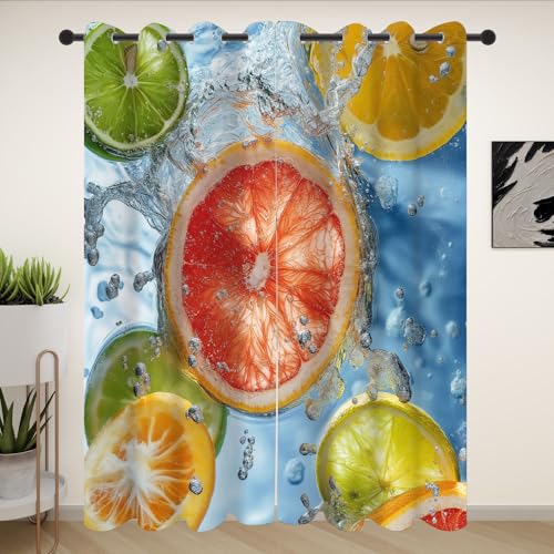 Dpvbffx Sommer Frücht Vorhang mit Ösen 2er Set, Tropisch Obst Blackout Curtain Lärmschutzvorhang, Zitrone Orange Gardinen Blickdicht 225 cm Lang 70 cm Breit fur Schlafzimmer Wohnzimmer Dpvbffx Sommer Frücht Vorhang mit Ösen 2er Set, Tropisch Obst Blackout Curtain Lärmschutzvorhang, Zitrone Orange Gardinen Blickdicht 225 cm Lang 70 cm Breit fur Schlafzimmer Wohnzimmer von Dpvbffx