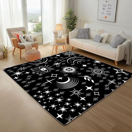 Dpvbffx Sonne Mond Sterne Fußmatte 40x60 cm, Böhmen Astrologie Teppich Klein rutschfest, Gotisch Himmlische Teppich Kurzflor, Waschbarer Teppiche Gegend Schmutzfangmatte fur Innen Outdoor Eingang Dpvbffx Sonne Mond Sterne Fußmatte 40x60 cm, Böhmen Astrologie Teppich Klein rutschfest, Gotisch Himmlische Teppich Kurzflor, Waschbarer Teppiche Gegend Schmutzfangmatte fur Innen Outdoor Eingang von Dpvbffx