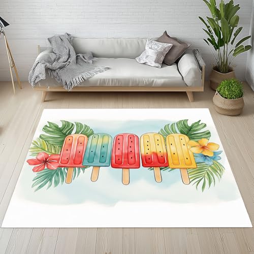 Dpvbffx Wassermelone Eiscreme Fußmatte 50x80 cm, Tropisch Sommer Teppich Klein rutschfest, Hibiskus Palmen Monstera Teppich Kurzflor, Teppiche Gegend Schmutzfangmatte fur Innen Outdoor Eingang Dpvbffx Wassermelone Eiscreme Fußmatte 50x80 cm, Tropisch Sommer Teppich Klein rutschfest, Hibiskus Palmen Monstera Teppich Kurzflor, Teppiche Gegend Schmutzfangmatte fur Innen Outdoor Eingang von Dpvbffx