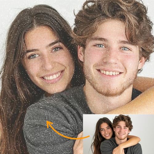 Dr Custom 5D Diamond Painting Personalisiert mit Eigenem Foto, Selbst Gestaltung Personalisierte Diamantmalerei, Benutzerdefiniertes Design-Set für Erwachsene zur Wohnraumdekoration Dr Custom 5D Diamond Painting Personalisiert mit Eigenem Foto, Selbst Gestaltung Personalisierte Diamantmalerei, Benutzerdefiniertes Design-Set für Erwachsene zur Wohnraumdekoration von Dr Custom