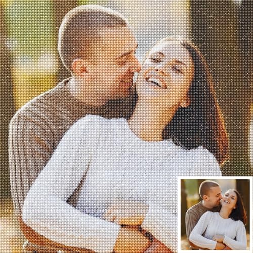 Personalisiertes Diamond Painting mit Eigenen Bild, DIY Full Diamant Painting Foto, individuelle Geschenke für Familie und Freunde, Home Decor für besondere Anlässe von Dr Custom