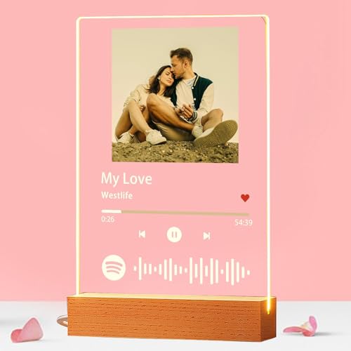 Dr Custom Spotify Glas Personalisierte Geschenke - Song Cover Glas Bild mit Foto aus Acryl - Einzigartiges Geschenk für Männer, Frauen und Paare Dr Custom Spotify Glas Personalisierte Geschenke - Song Cover Glas Bild mit Foto aus Acryl - Einzigartiges Geschenk für Männer, Frauen und Paare von Dr Custom
