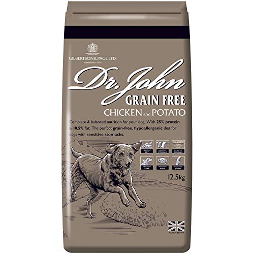Dr John Hundefutter Trocken Trockenfutter 12,5 kg Hundetrockenfutter Geflügel Und Kartoffel Getreidefreies Futter Hypoallergen Für Ausgewachsene Hunde Aller Rassen Grain Free Dr John Hundefutter Trocken Trockenfutter 12,5 kg Hundetrockenfutter Geflügel Und Kartoffel Getreidefreies Futter Hypoallergen Für Ausgewachsene Hunde Aller Rassen Grain Free von Dr John