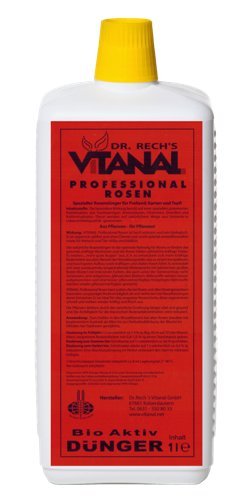 Dr. Rechs Vitanal biologischer Dünger Rosendünger für Ihre Pflanzen, der Umwelt zuliebe von DR. RECH'S Vitanal