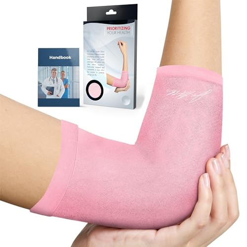 Dr. Arthritis Von Ärzten Entworfen Bandage Ellenbogen/Tennisarm Bandage, Elbogenbandage mit Kompression, Oberarm/Elbogen Bandage Stützt Gelenk, Ellenbogenbandage mit Hohem Kupfergehalt [Pink, S] von Dr. Arthritis