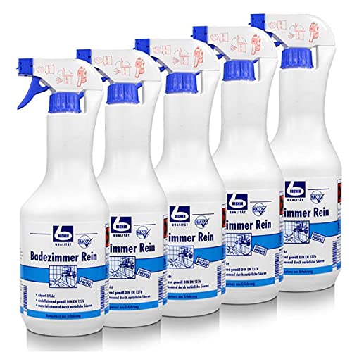 5x Dr. Becher Badezimmer Rein mit Abperl-Effekt 1L von DR.BECHER