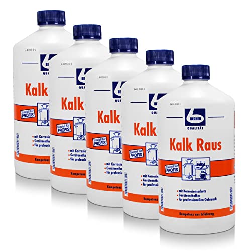 5x Dr. Becher Kalk Raus 1 Liter Geräteentkalker von Becher