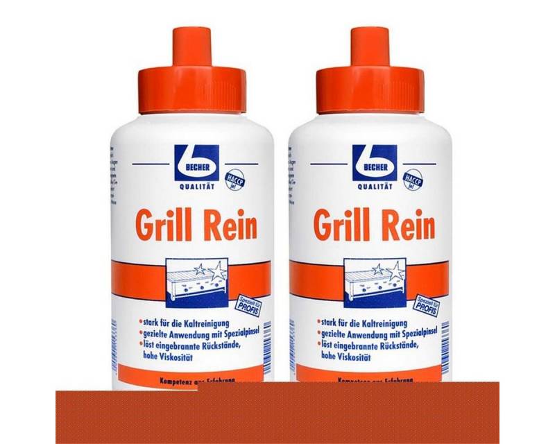 Dr. Becher Dr. Becher Grill Rein für Grills, Fritteusen, Backofen 1L (2er Pack) Spezialwaschmittel von Dr. Becher