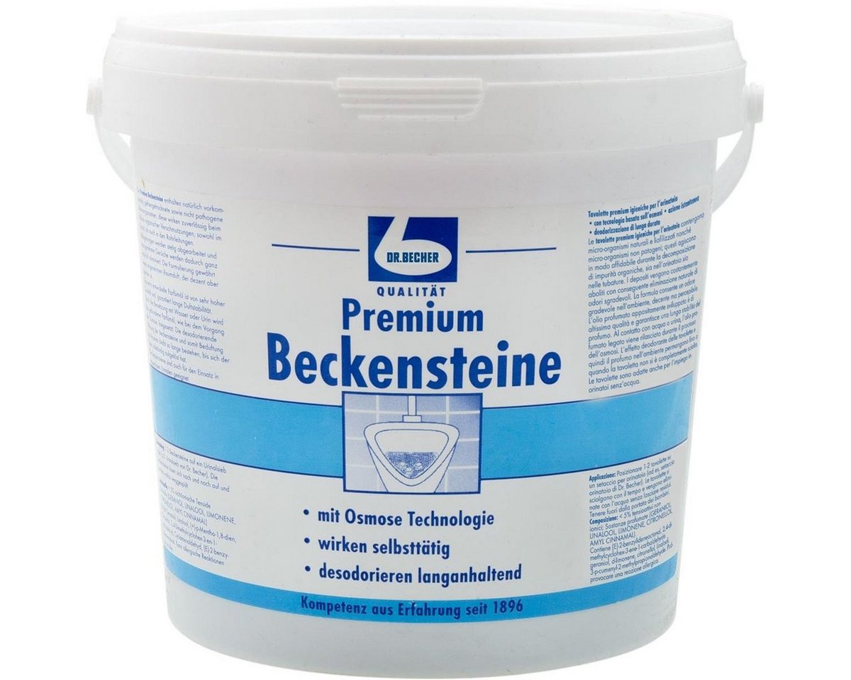 Dr. Becher Dr. Becher Beckensteine Premium für Urinale 1kg (1er Pack) WC-Reiniger von Dr. Becher