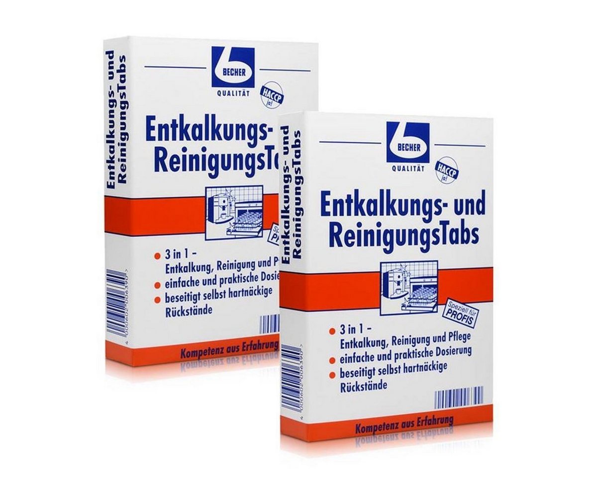 Dr. Becher Dr. Becher Entkalkungs- und Reinigungs Tabs 8 stk. (2er Pack) Entkalker von Dr. Becher