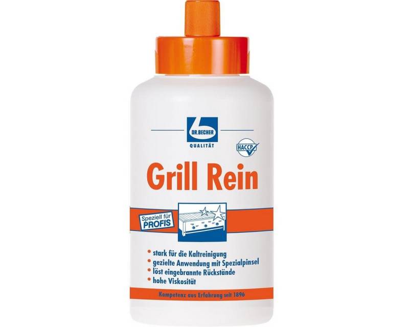 Dr. Becher Dr. Becher Grill Rein für Grills, Fritteusen, Backofen 1L (1er Pack) Spezialwaschmittel von Dr. Becher