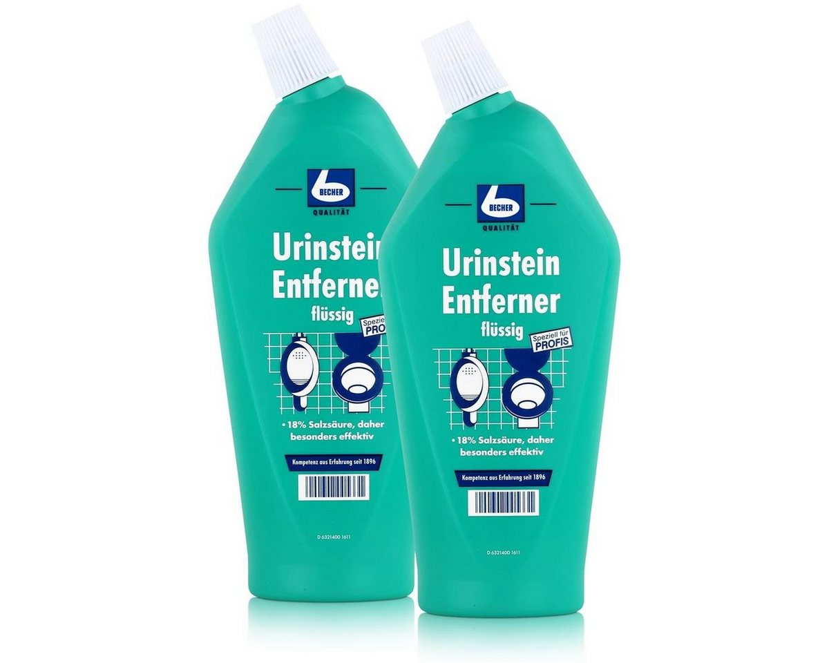 Dr. Becher Dr. Becher Urinstein Entferner 750ml für Toiletten Urinale Bidets (2er WC-Reiniger Dr. Becher Dr. Becher Urinstein Entferner 750ml für Toiletten Urinale Bidets (2er WC-Reiniger von Dr. Becher