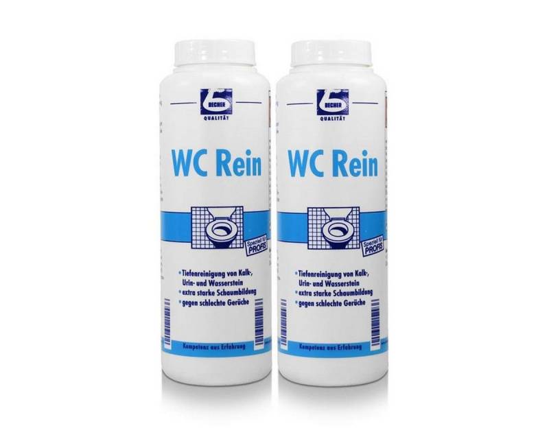 Dr. Becher Dr. Becher WC Rein 1kg reinigung von Kalk-, Urin- und Wasserstein (2er WC-Reiniger von Dr. Becher