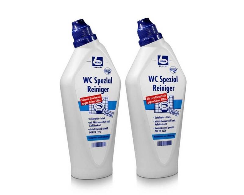 Dr. Becher Dr. Becher WC Spezial Reiniger 750ml löst Kalk Rost & Seifenreste (2er WC-Reiniger von Dr. Becher