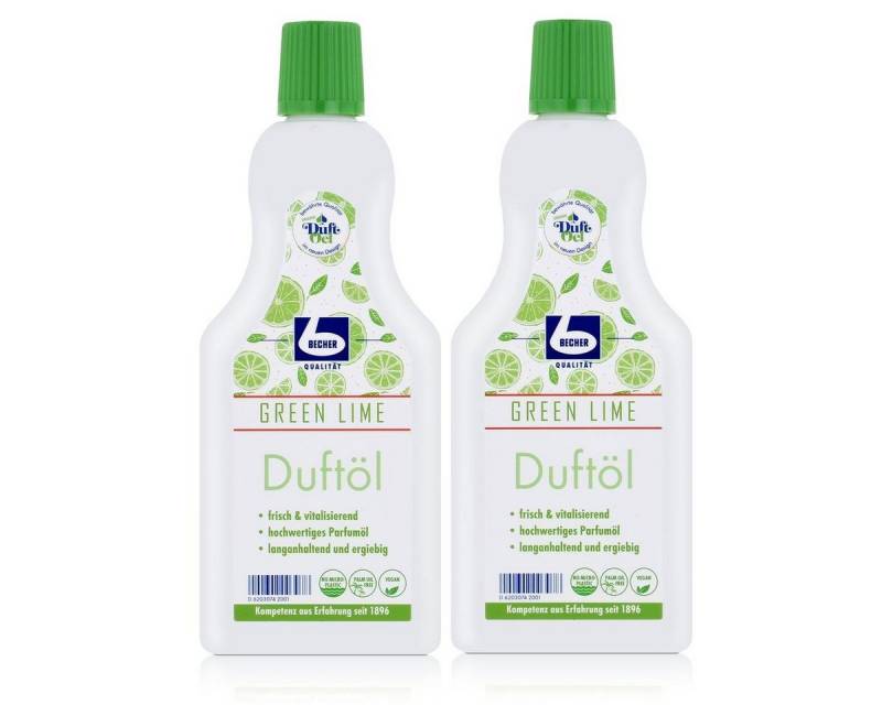 Dr. Becher Raumduft Dr. Becher Duftöl Green Lime 500ml - Parfumöl (2er Pack) von Dr. Becher
